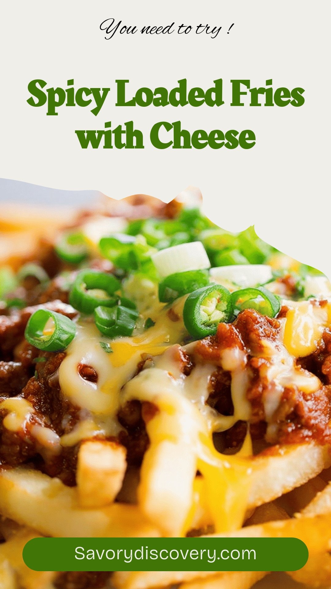 Spicy Loaded Fries with Cheese