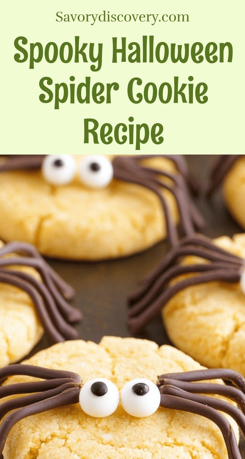 Spooky Halloween Spider Cookie Recipe