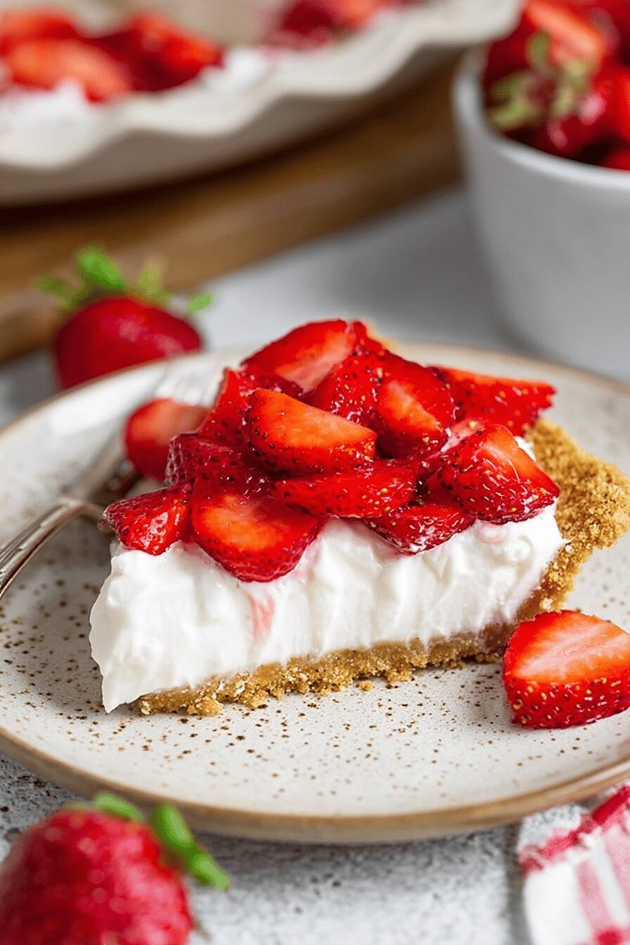Strawberry Cream Cheese Dream Pie
