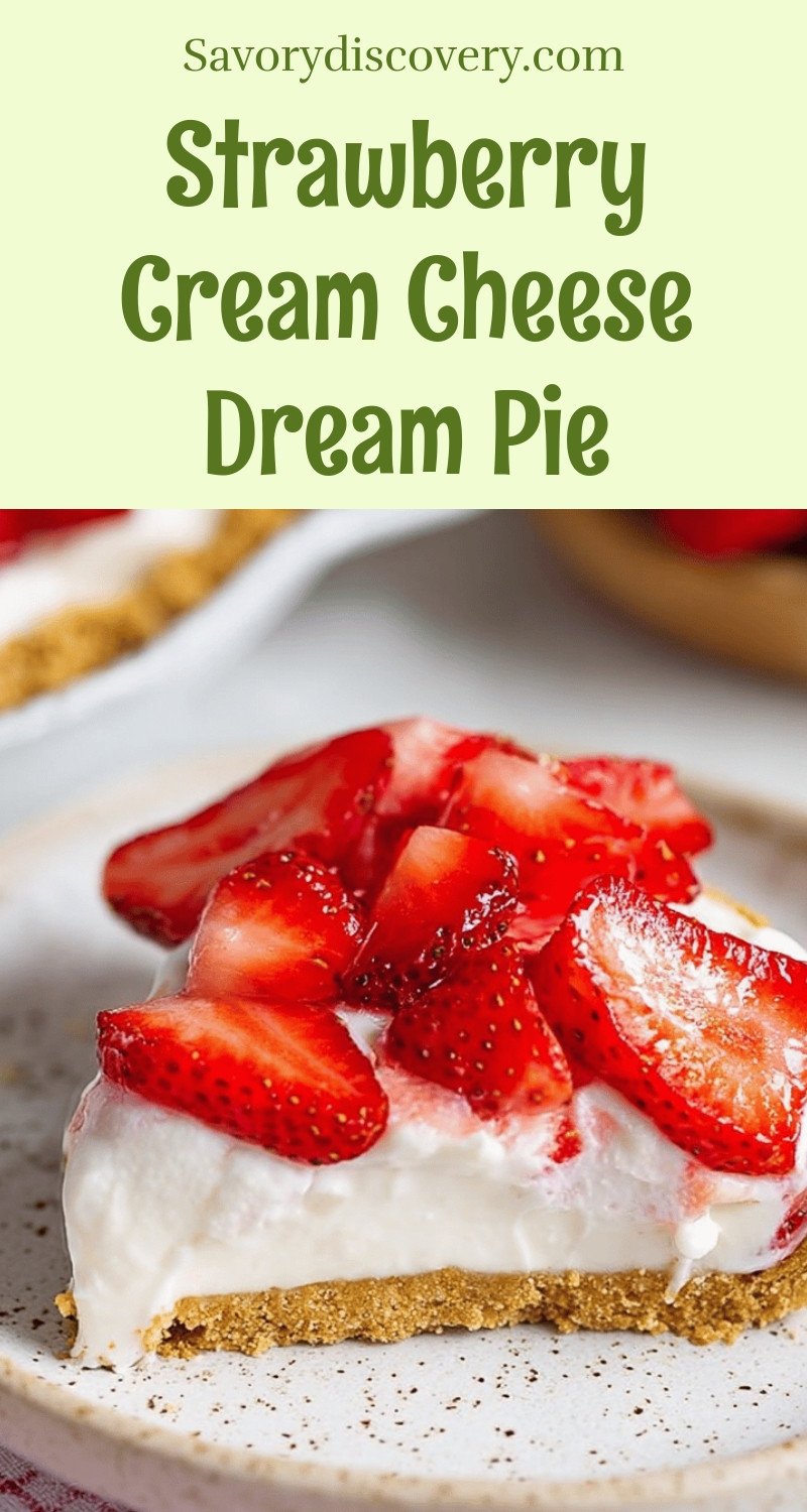 Strawberry Cream Cheese Dream Pie