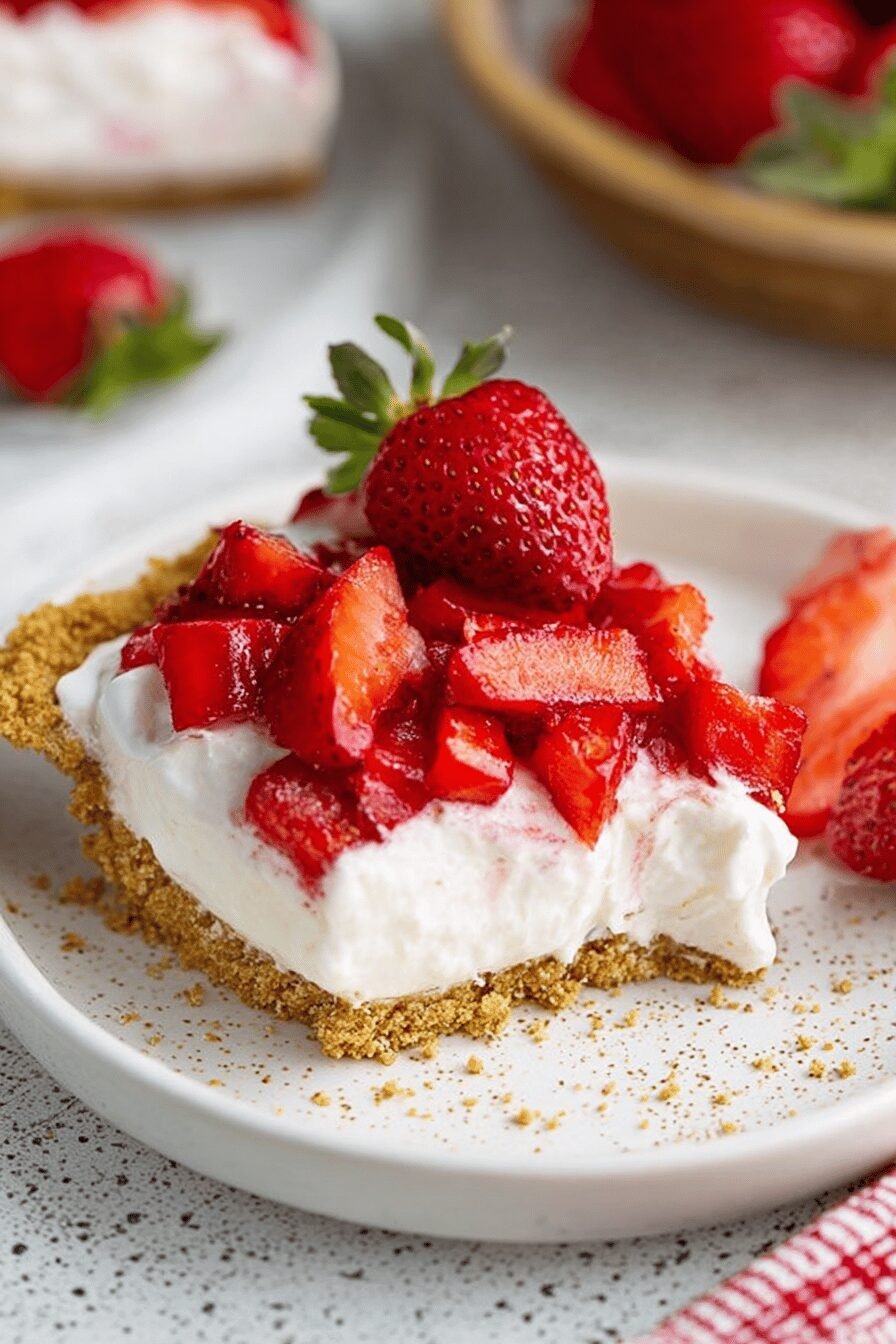 Strawberry Cream Cheese Dream Pie