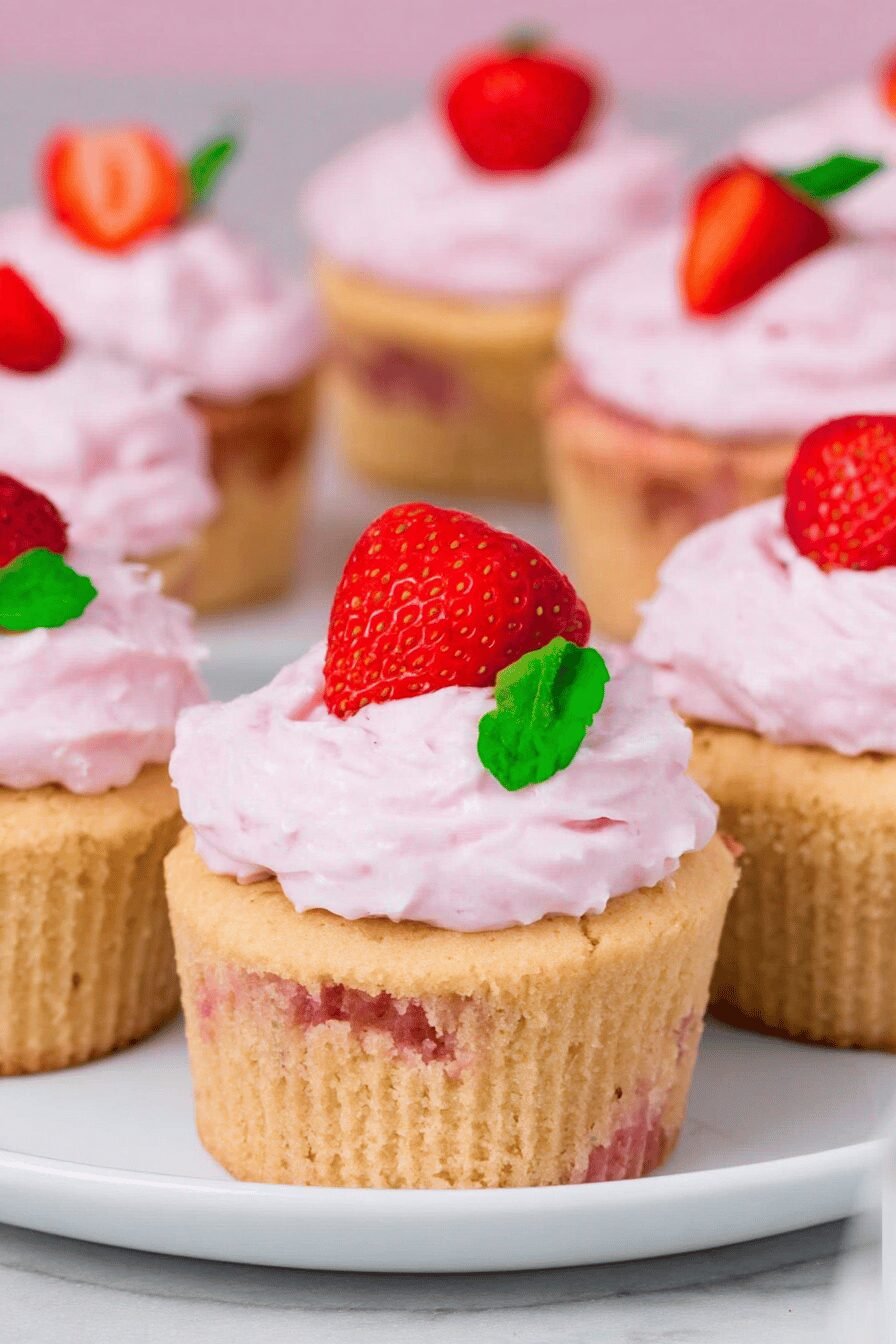 Strawberry Cupcakes Recipe for Sweet Treats