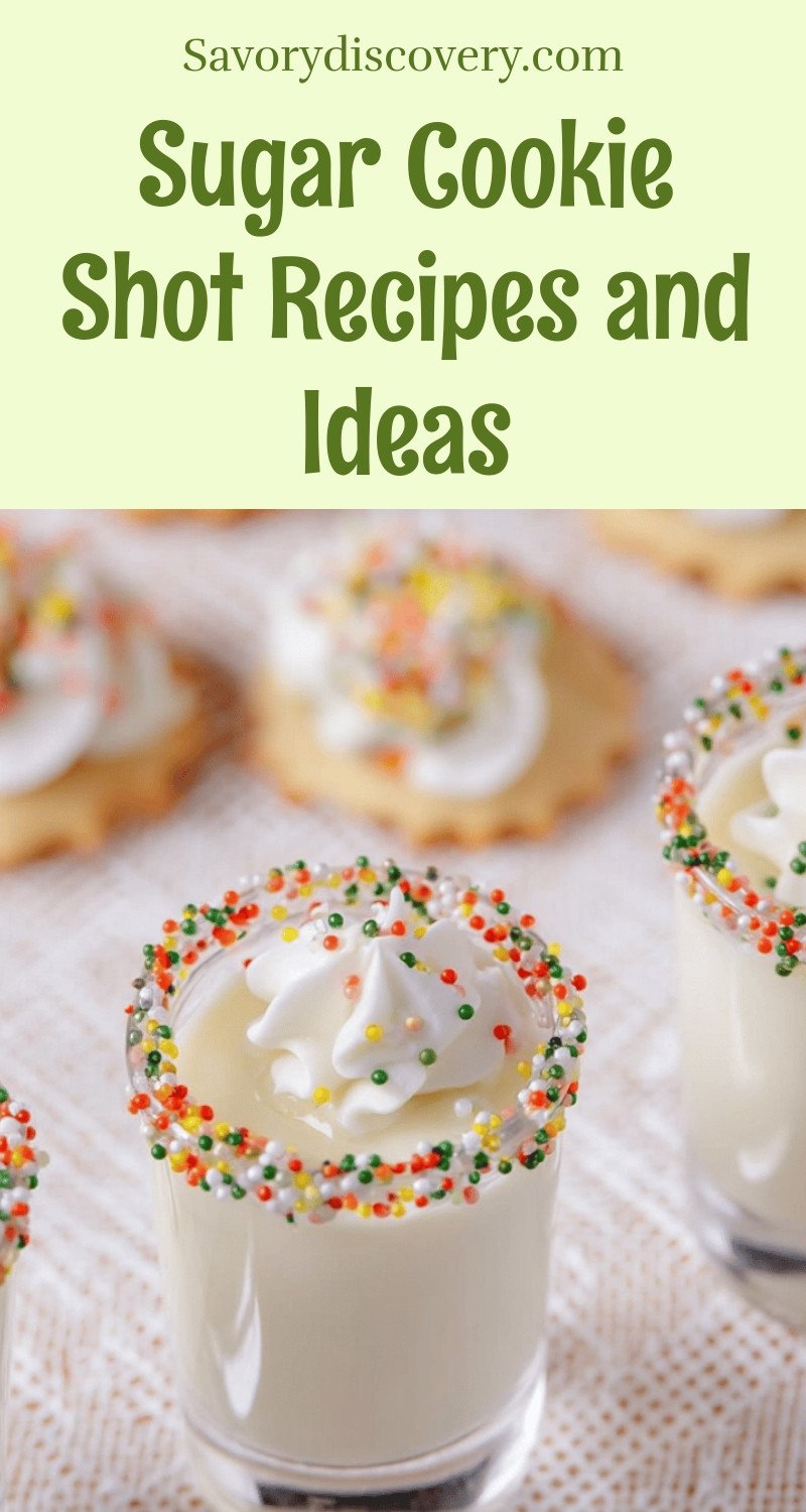 Sugar Cookie Shot Recipes and Ideas