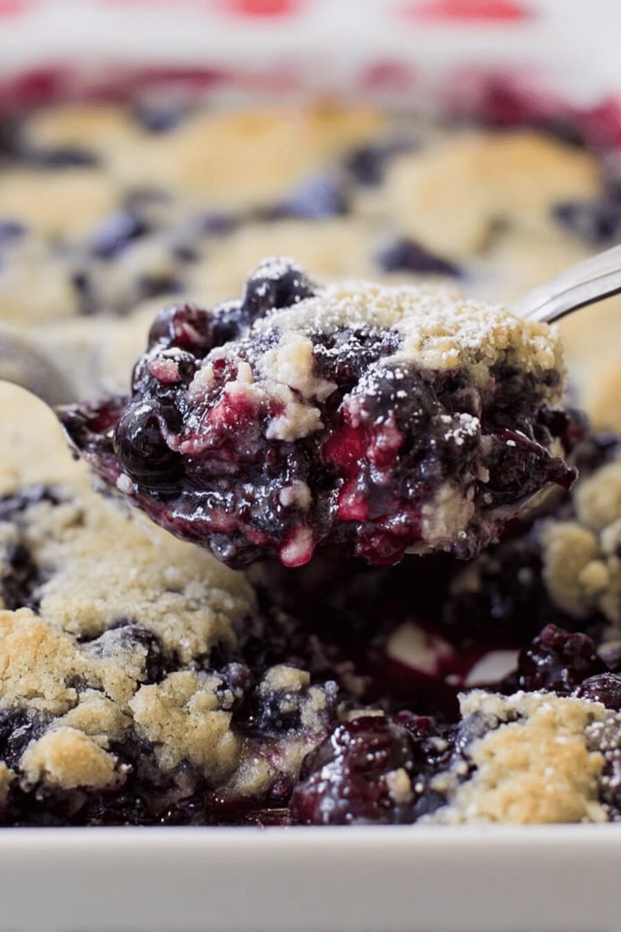 Summer Berry Cobbler with Sweet Biscuit Topping