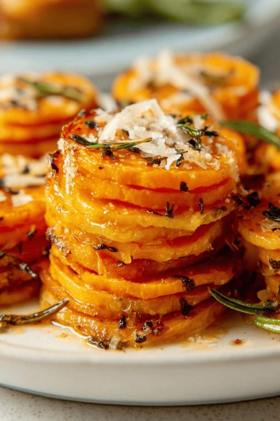 Sweet Potato Stacks Recipe