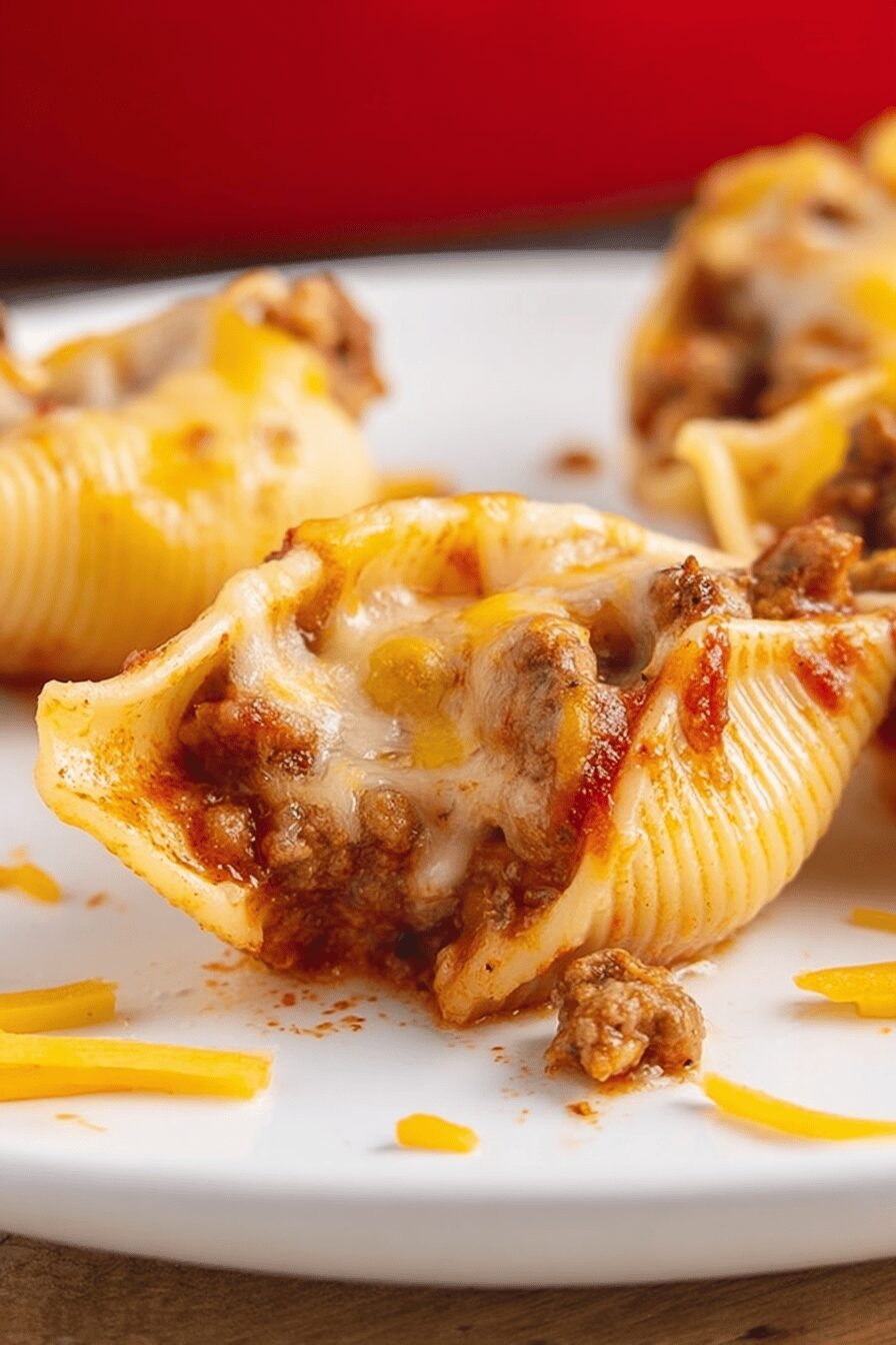 Taco Stuffed Pasta Shells