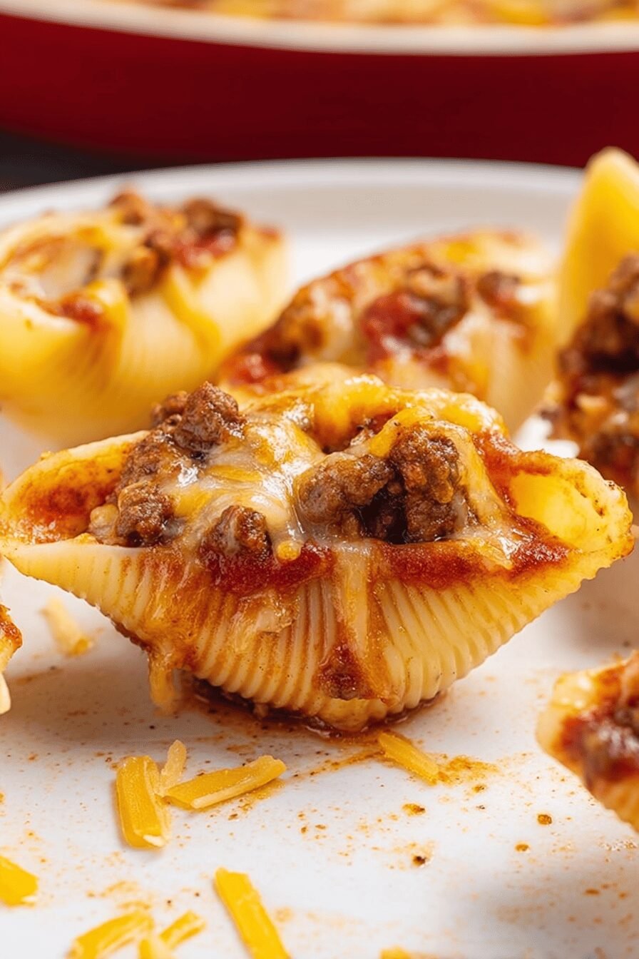 Taco Stuffed Pasta Shells