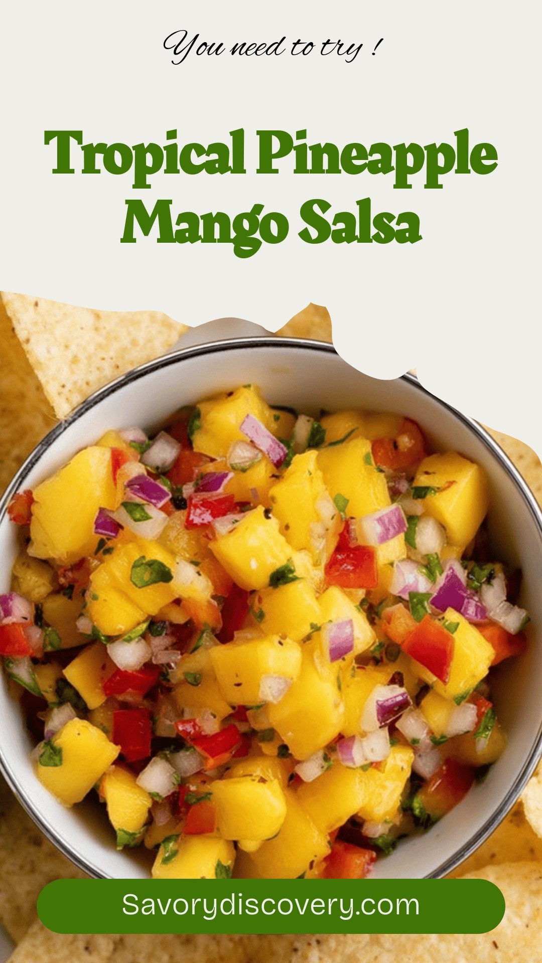 Tropical Pineapple Mango Salsa