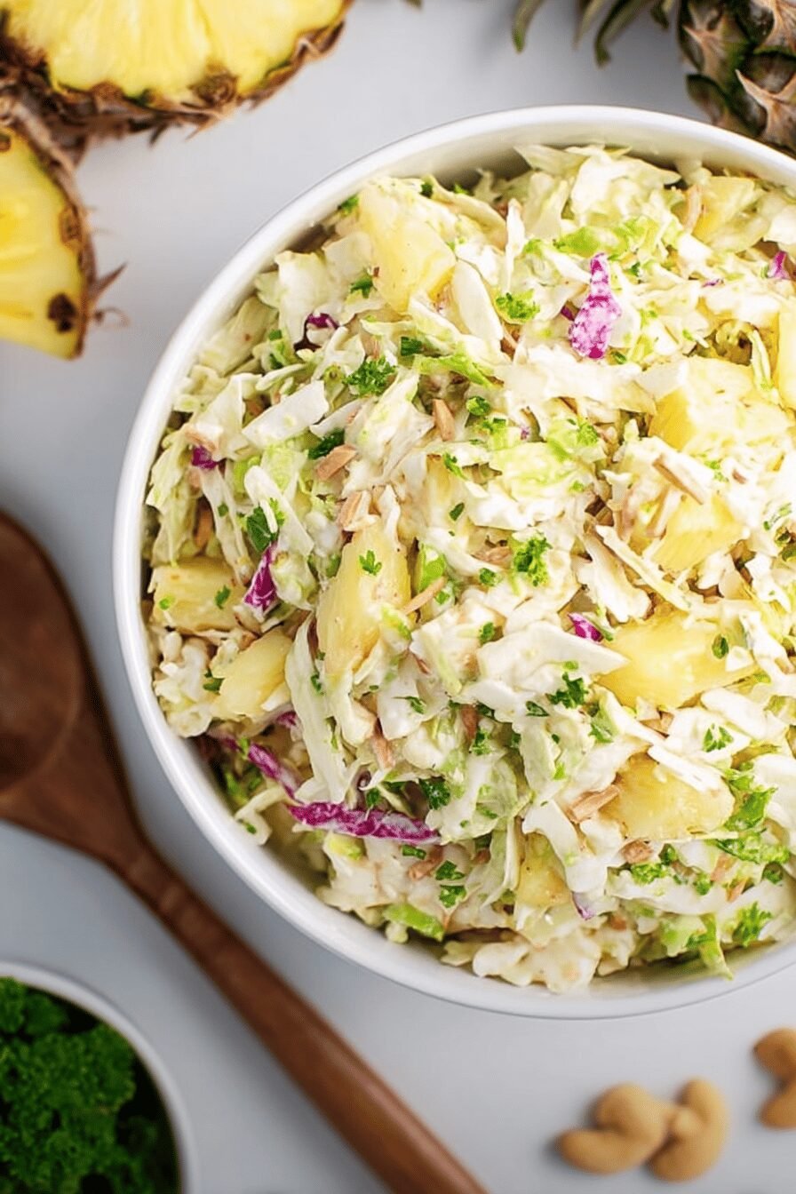 Tropical Pineapple Slaw
