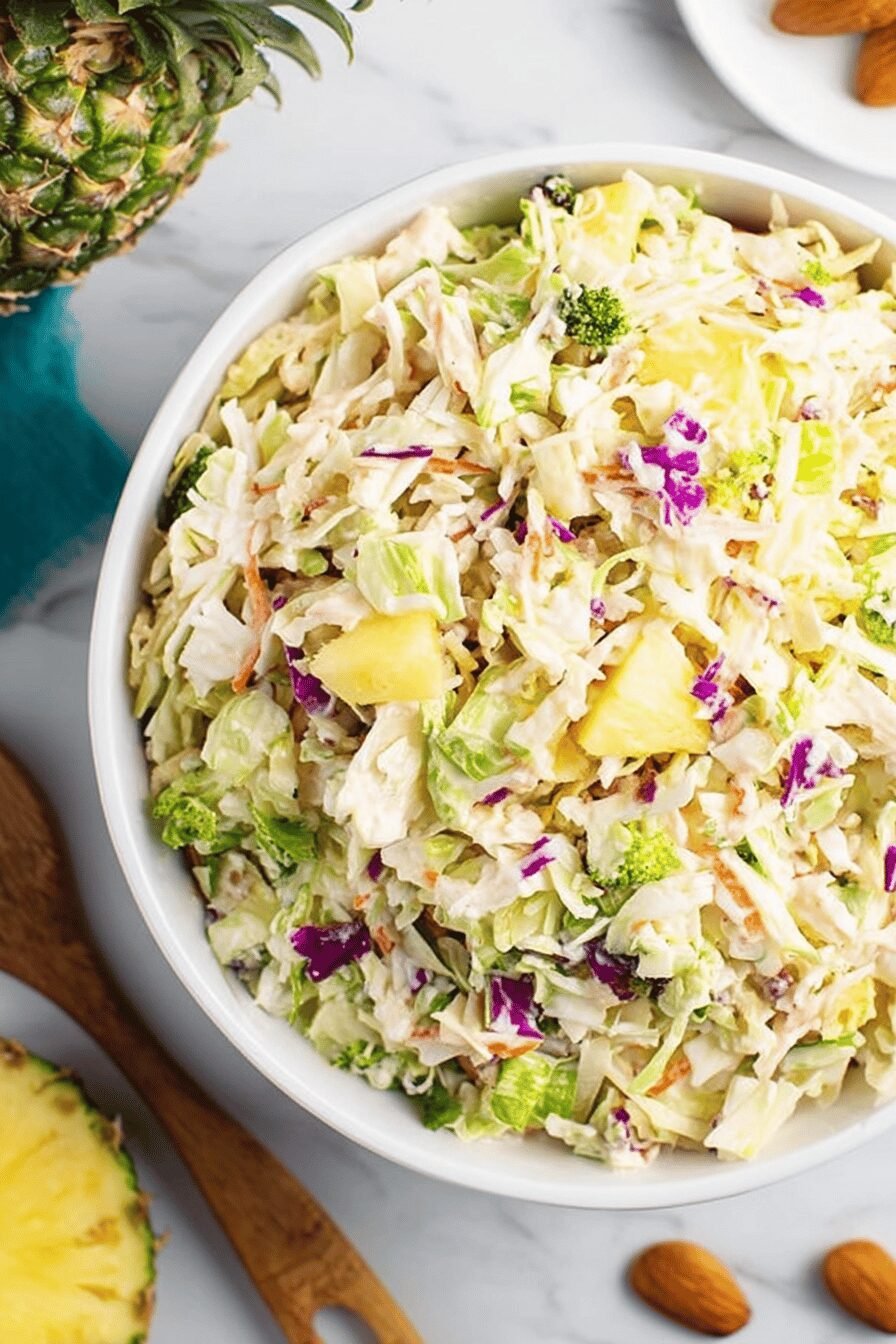 Tropical Pineapple Slaw