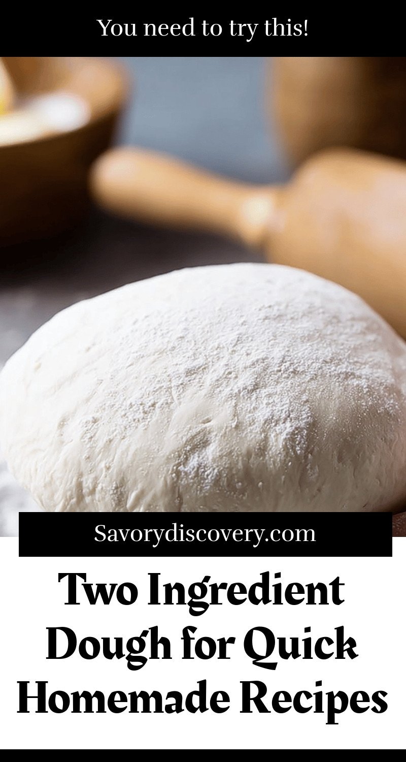 Two Ingredient Dough for Quick Homemade Recipes