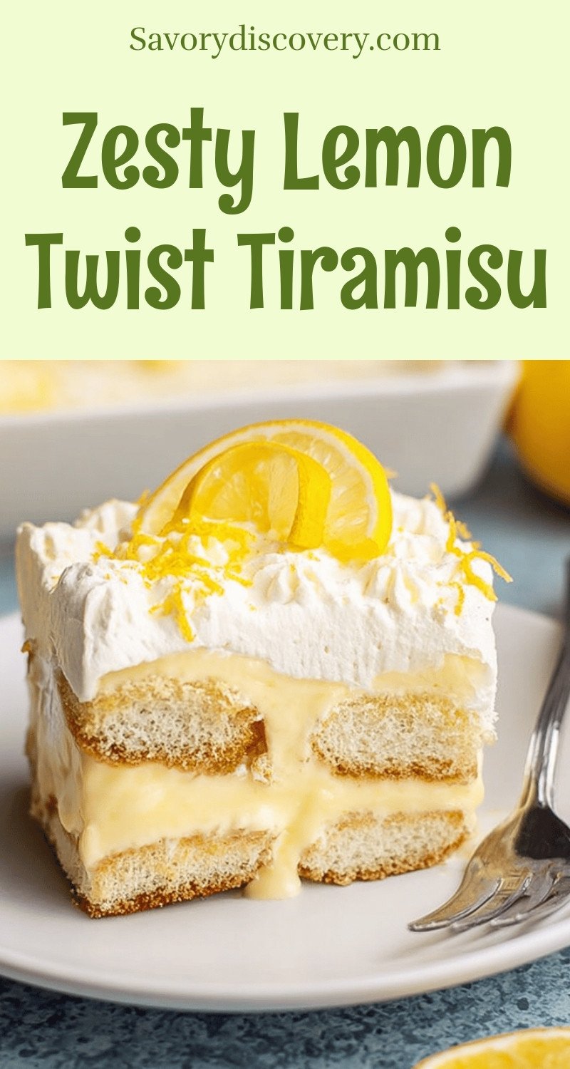 Zesty Lemon Twist Tiramisu