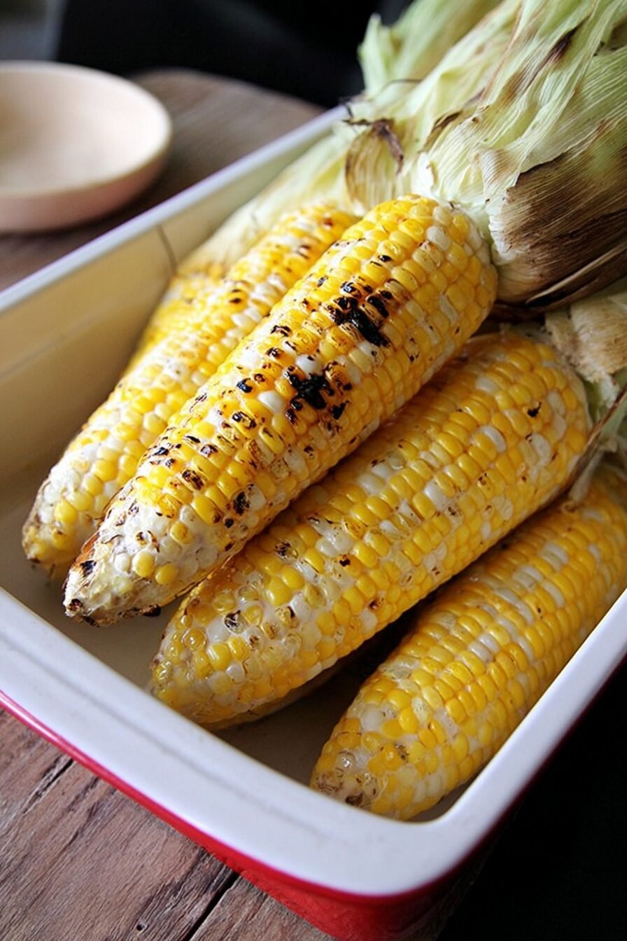 Amazingly Easy Grilled Corn Recipe