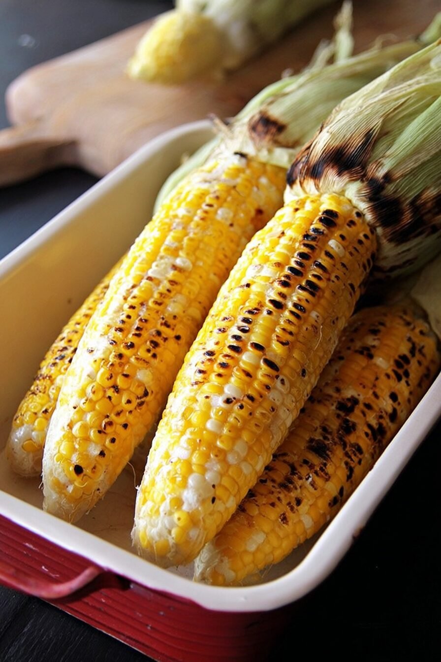 Amazingly Easy Grilled Corn Recipe