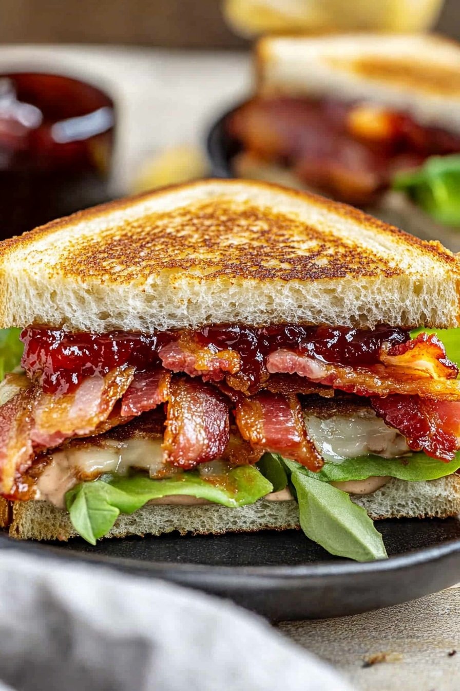 BLT with Sweet Bacon Jam
