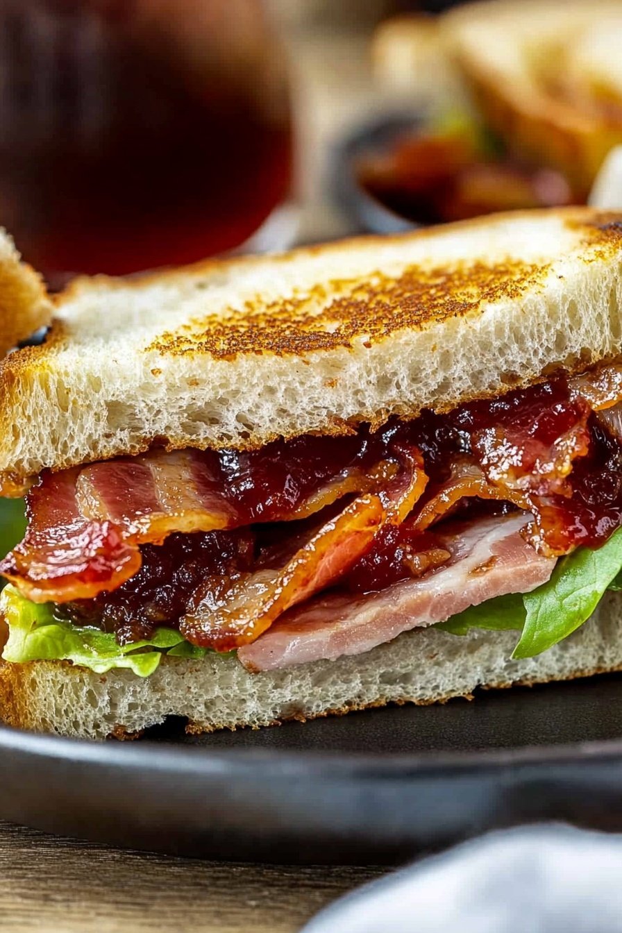 BLT with Sweet Bacon Jam