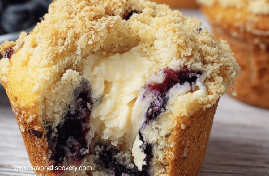 Blueberry Cream Cheese Muffin Recipe