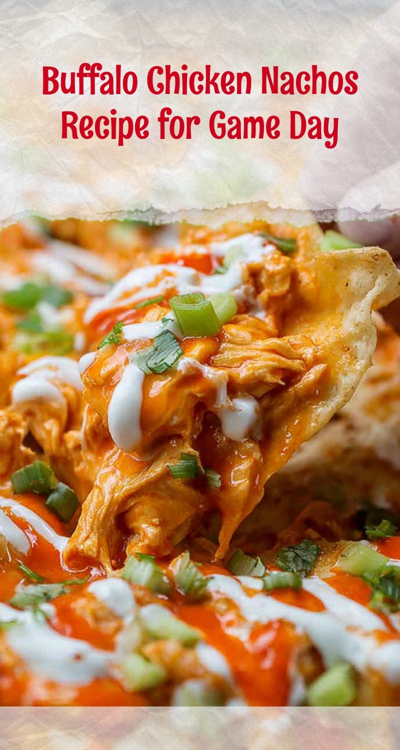 Buffalo Chicken Nachos Recipe for Game Day