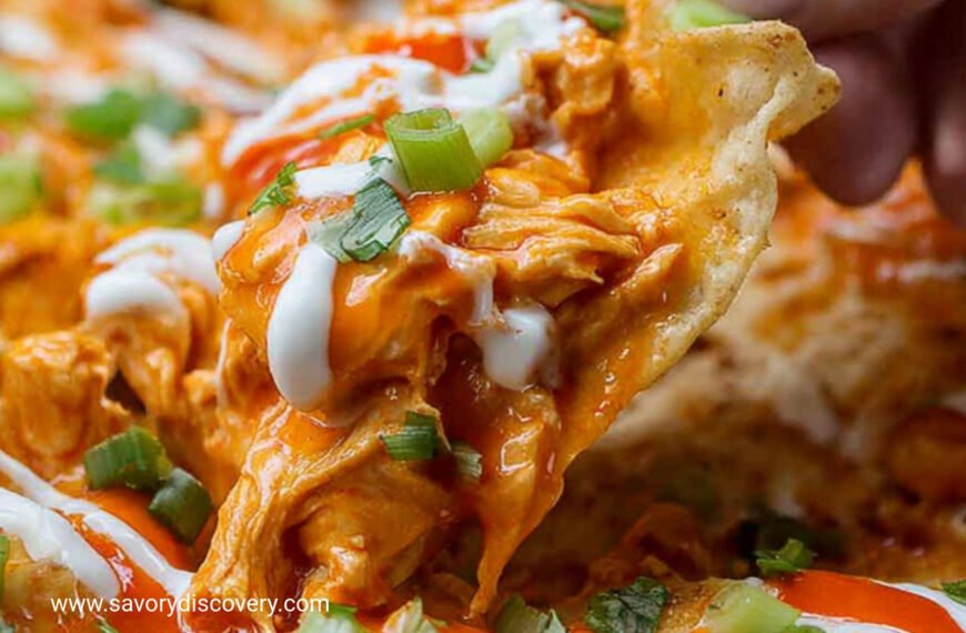 Buffalo Chicken Nachos Recipe for Game Day