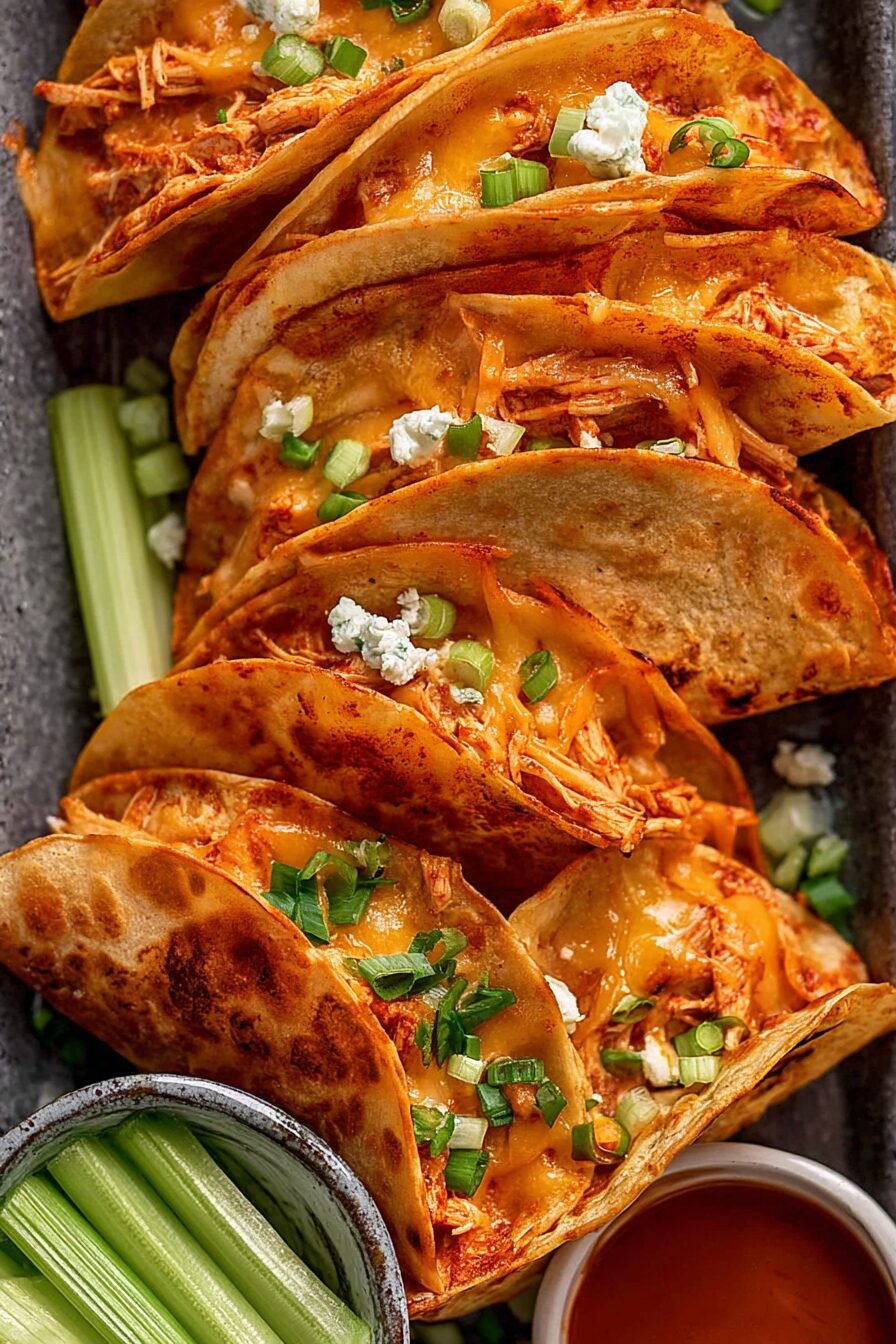 Buffalo Chicken Tacos Recipe for Game Day