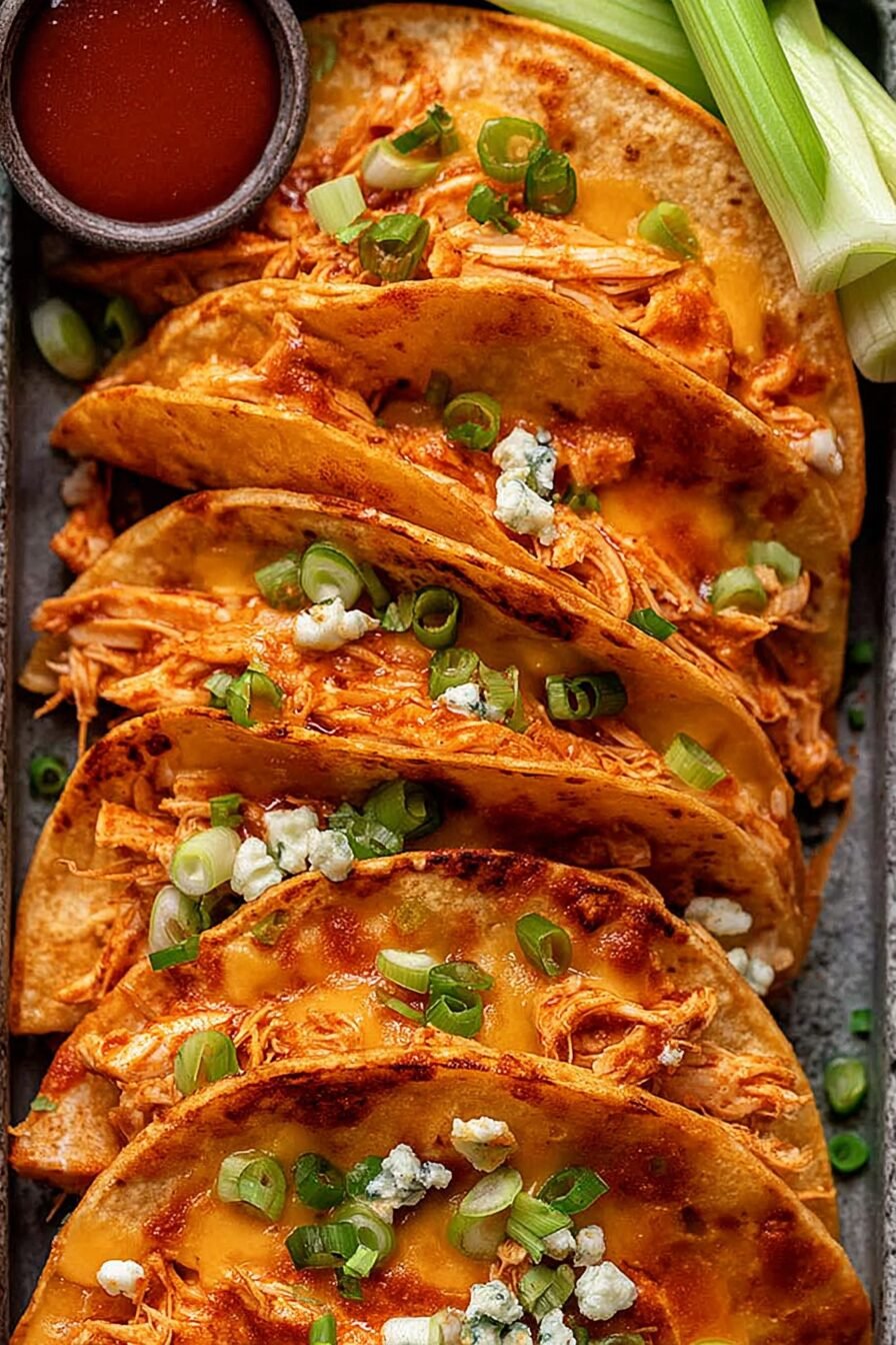 Buffalo Chicken Tacos Recipe for Game Day