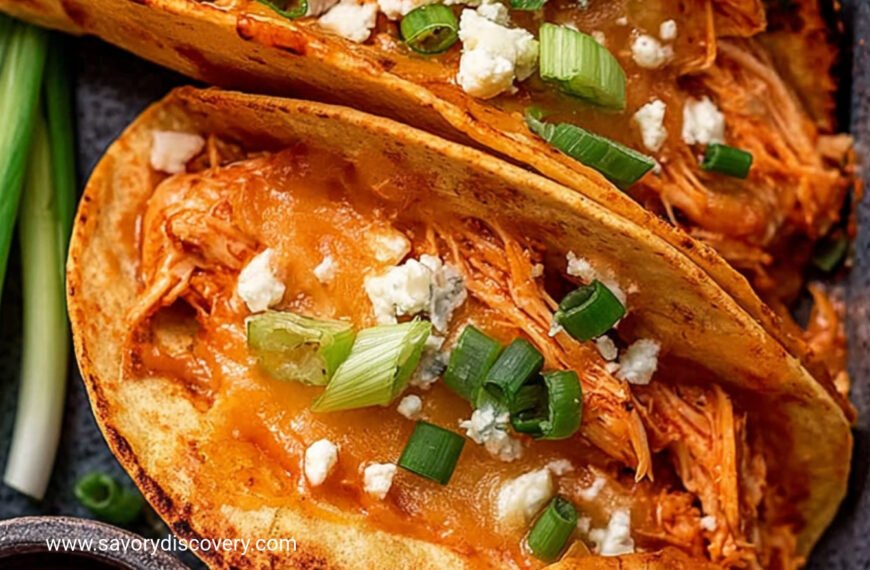 Buffalo Chicken Tacos Recipe for Game Day
