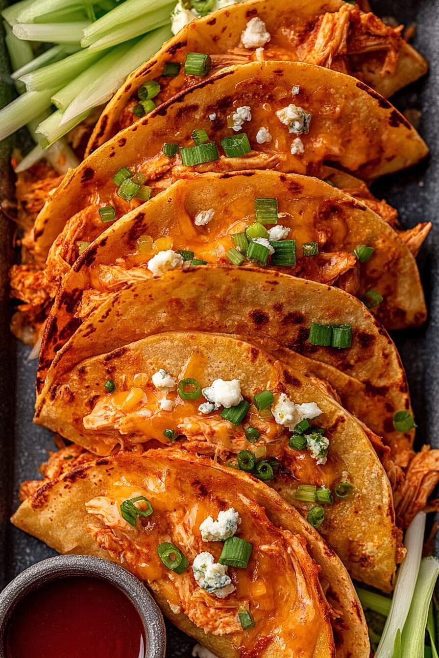 Buffalo Chicken Tacos Recipe for Game Day