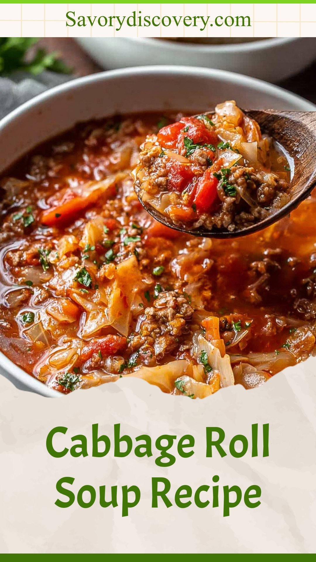 Cabbage Roll Soup Recipe