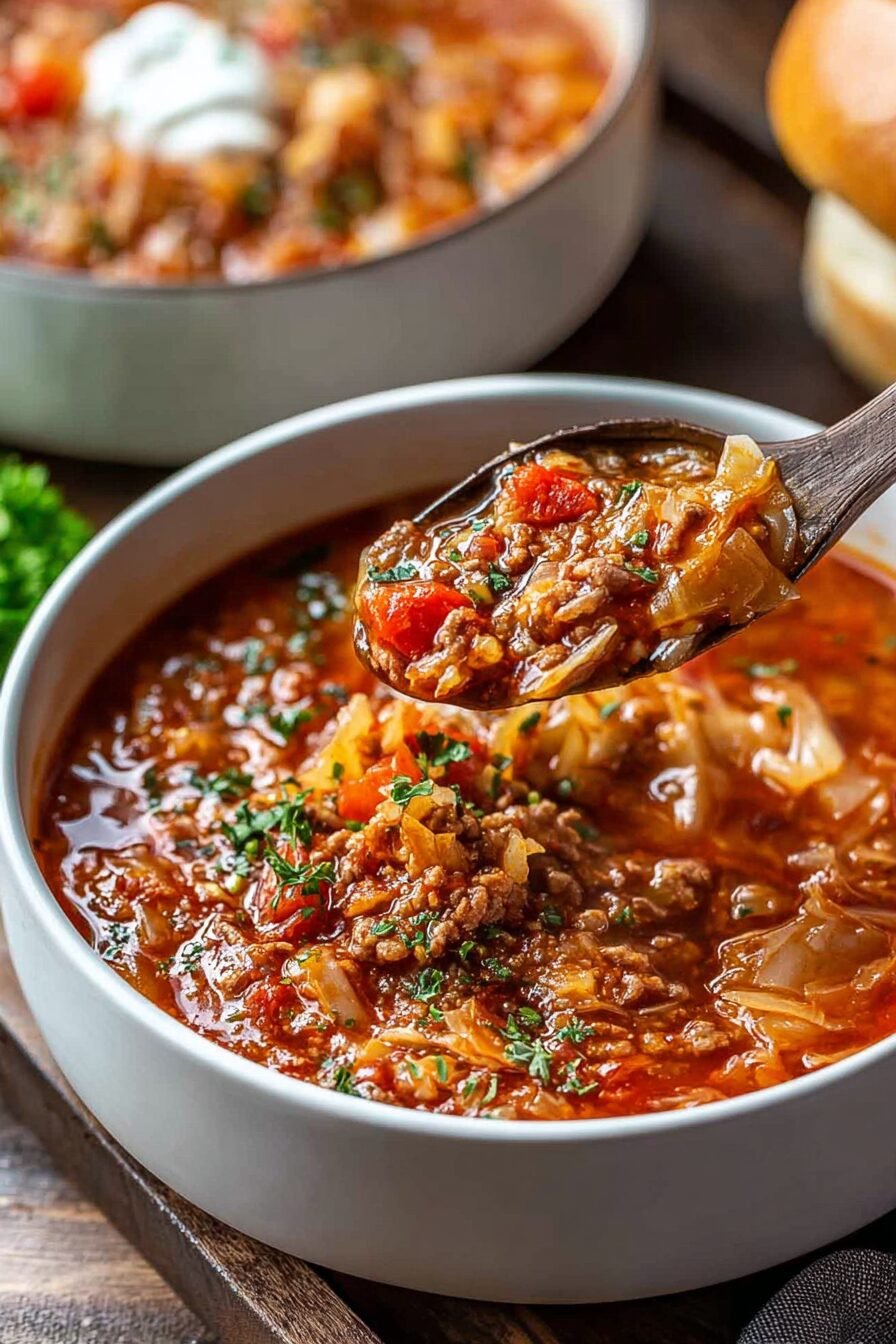 Cabbage Roll Soup Recipe