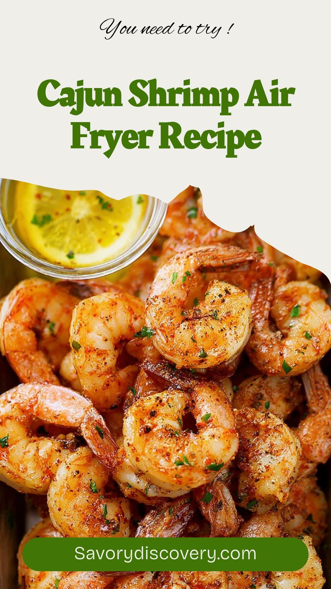 Cajun Shrimp Air Fryer Recipe