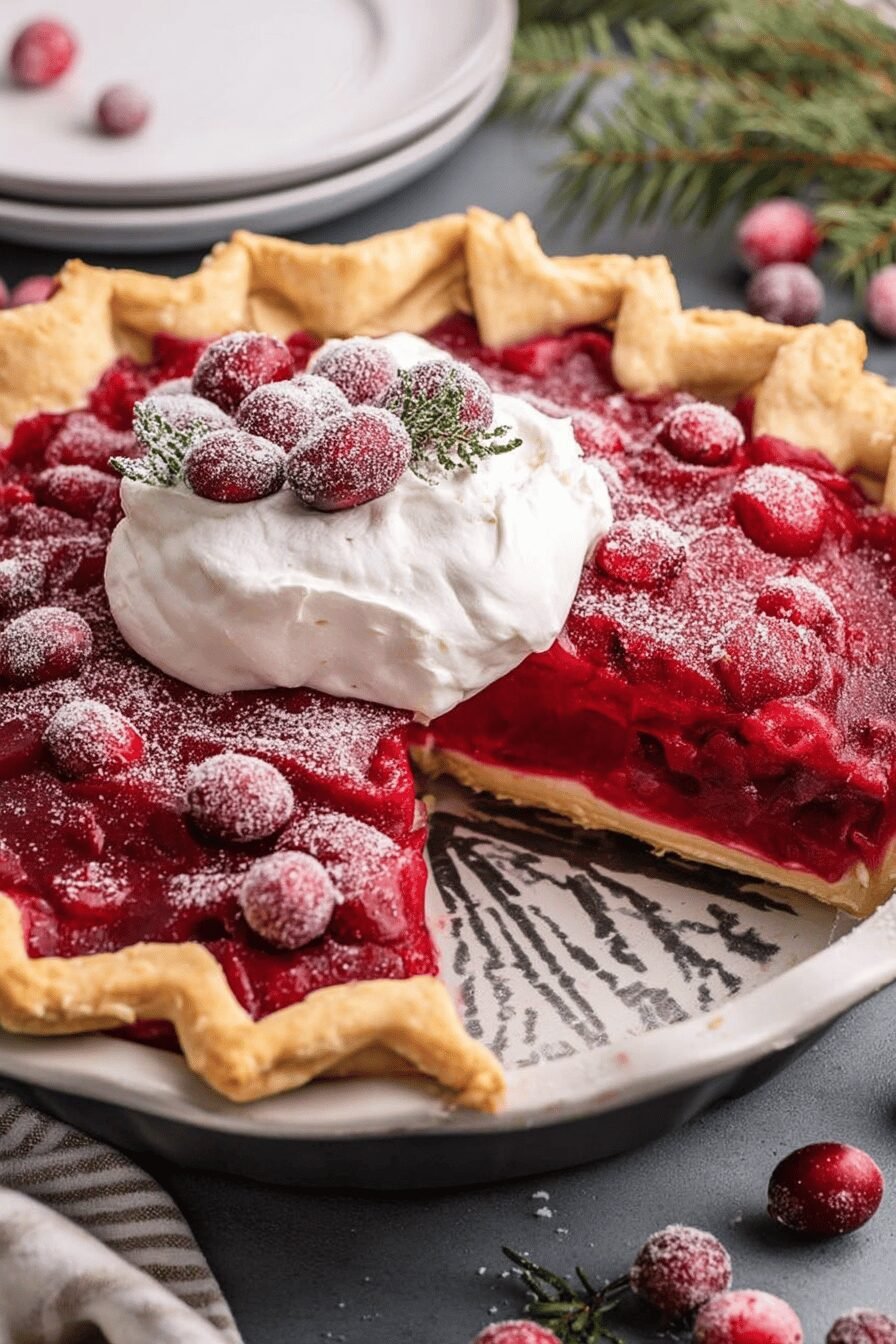 Classic Cranberry Pie Recipe for Holidays
