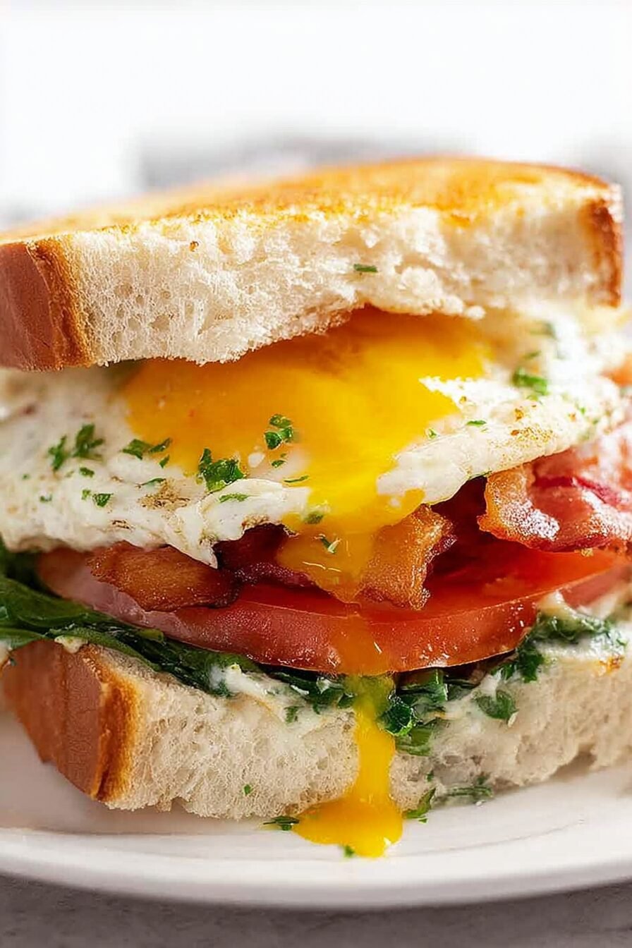 Classic Fried Egg BLT Sandwich Recipe