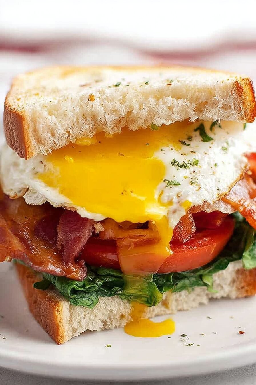 Classic Fried Egg BLT Sandwich Recipe