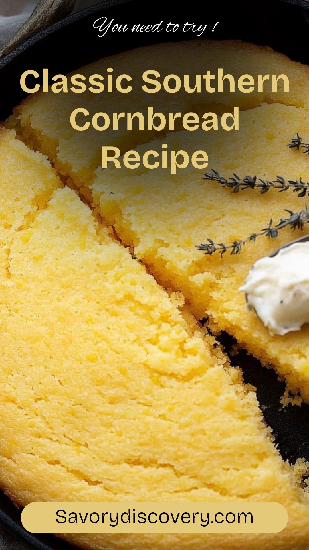 Classic Southern Cornbread Recipe