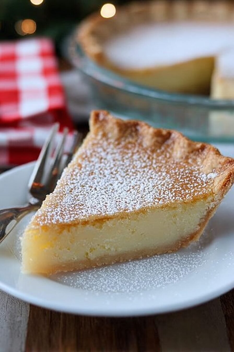 Classic Southern Eggnog Chess Pie Recipe