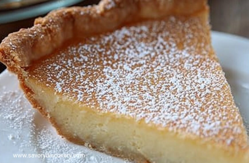 Classic Southern Eggnog Chess Pie Recipe