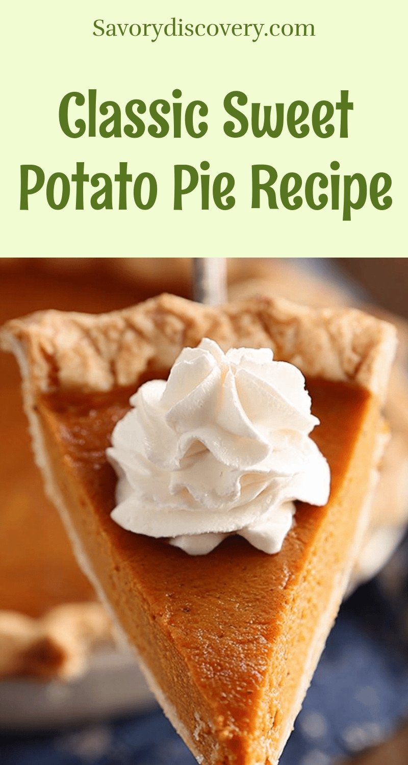 Classic Sweet Potato Pie Recipe