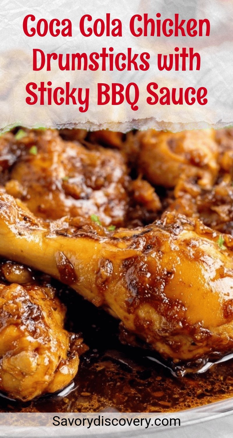 Coca Cola Chicken Drumsticks with Sticky BBQ Sauce