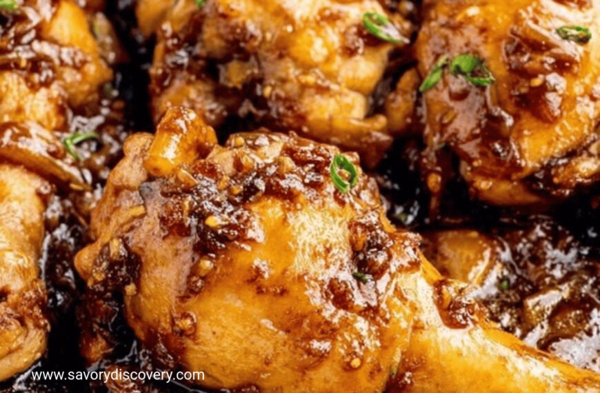 Coca Cola Chicken Drumsticks with Sticky BBQ Sauce