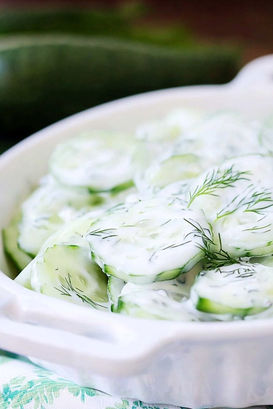 Cool Cucumber Salad with Dill