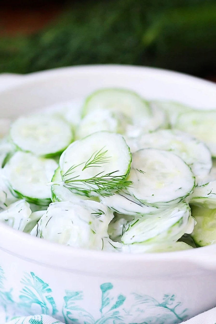 Cool Cucumber Salad with Dill