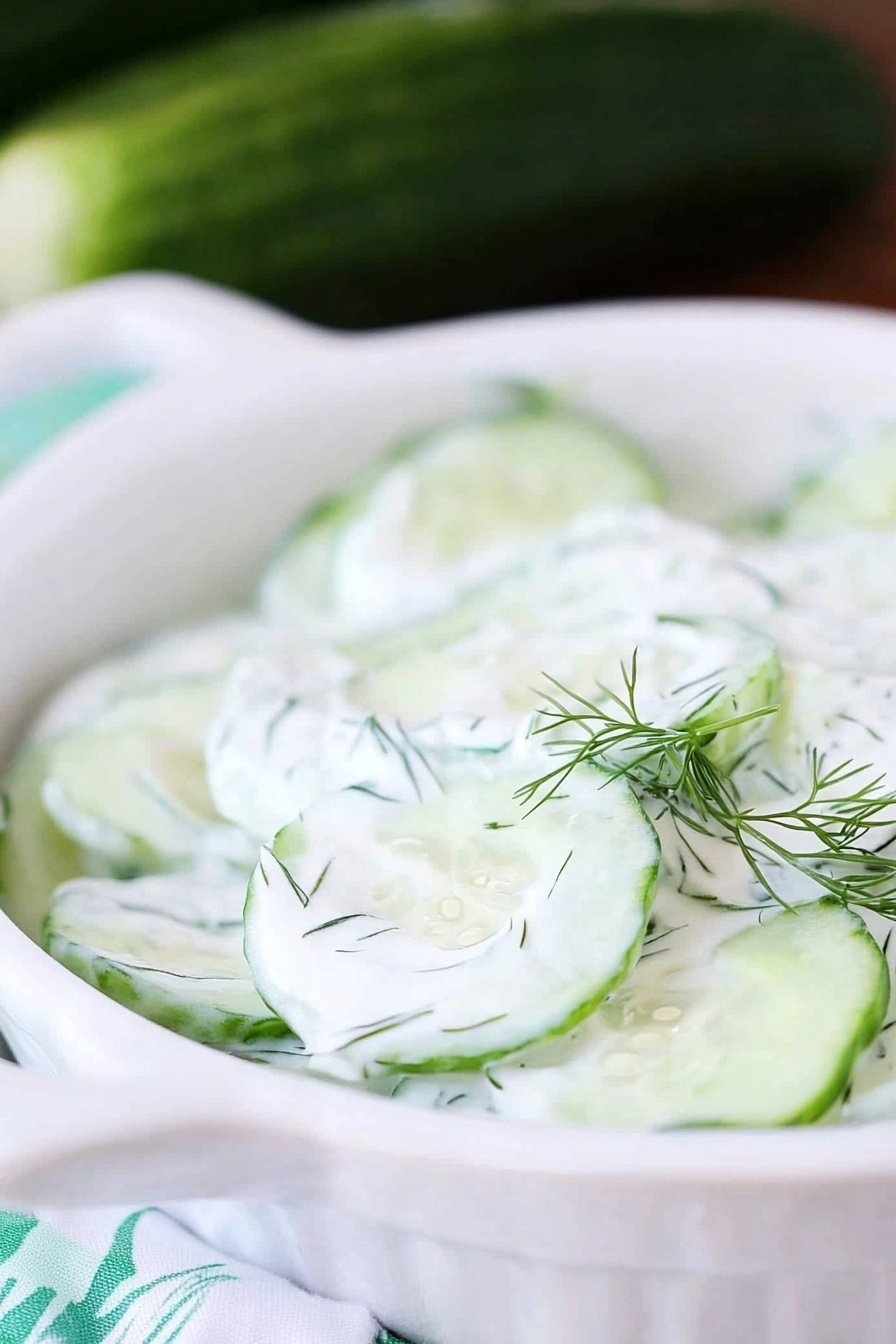 Cool Cucumber Salad with Dill
