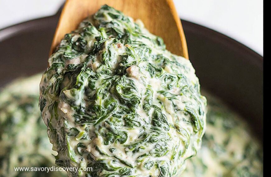 Creamed Spinach Recipe for a Creamy Side