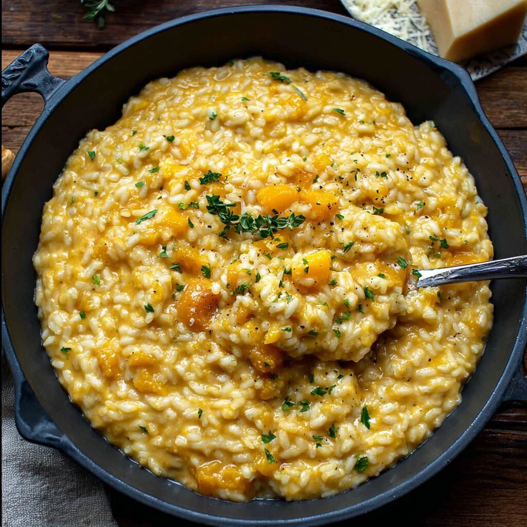 Creamy Butternut Squash Risotto Recipe