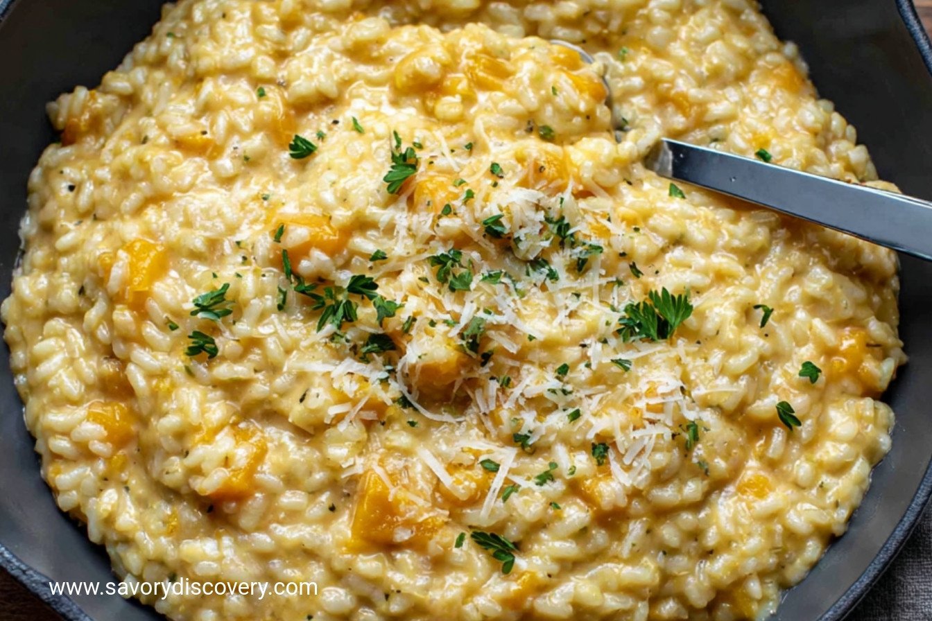 Creamy Butternut Squash Risotto Recipe