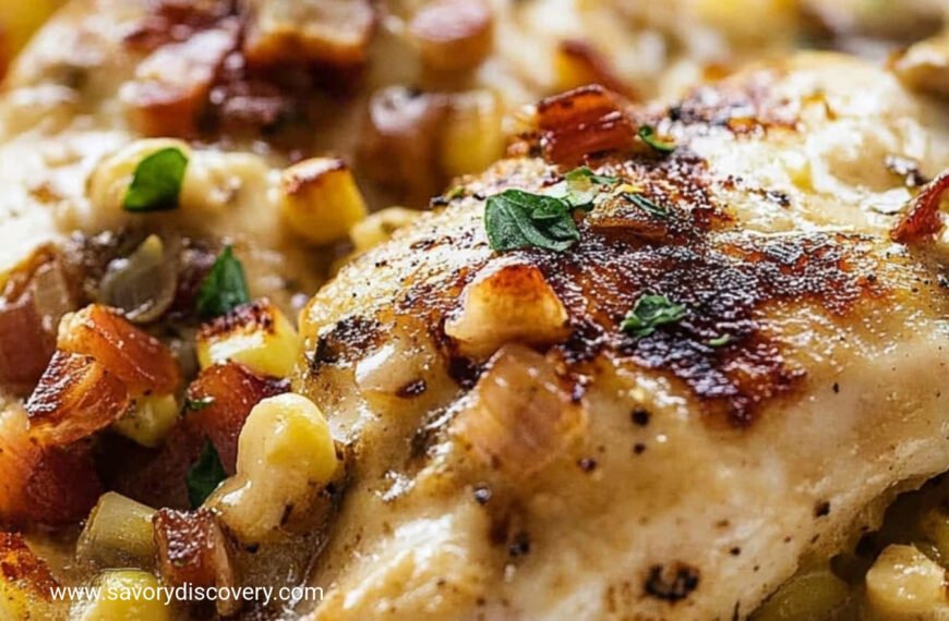 Creamy Chicken Bacon Corn Skillet