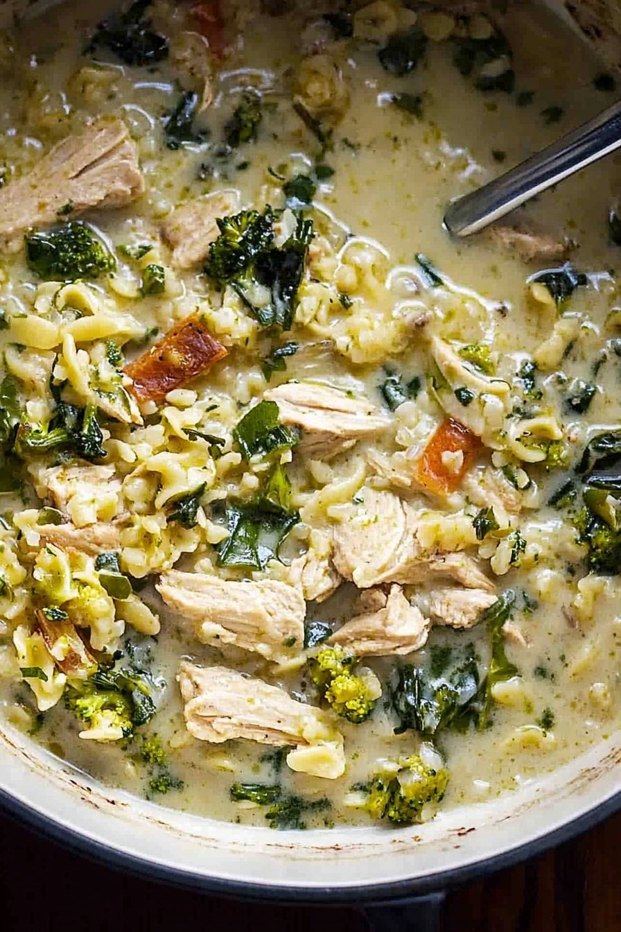 Creamy Chicken Pasta Soup
