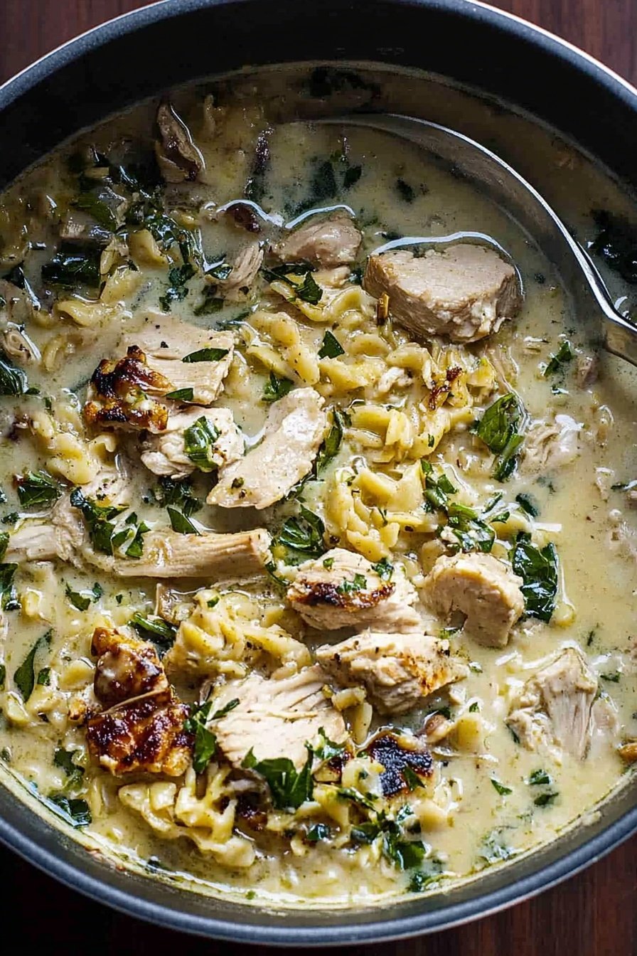 Creamy Chicken Pasta Soup