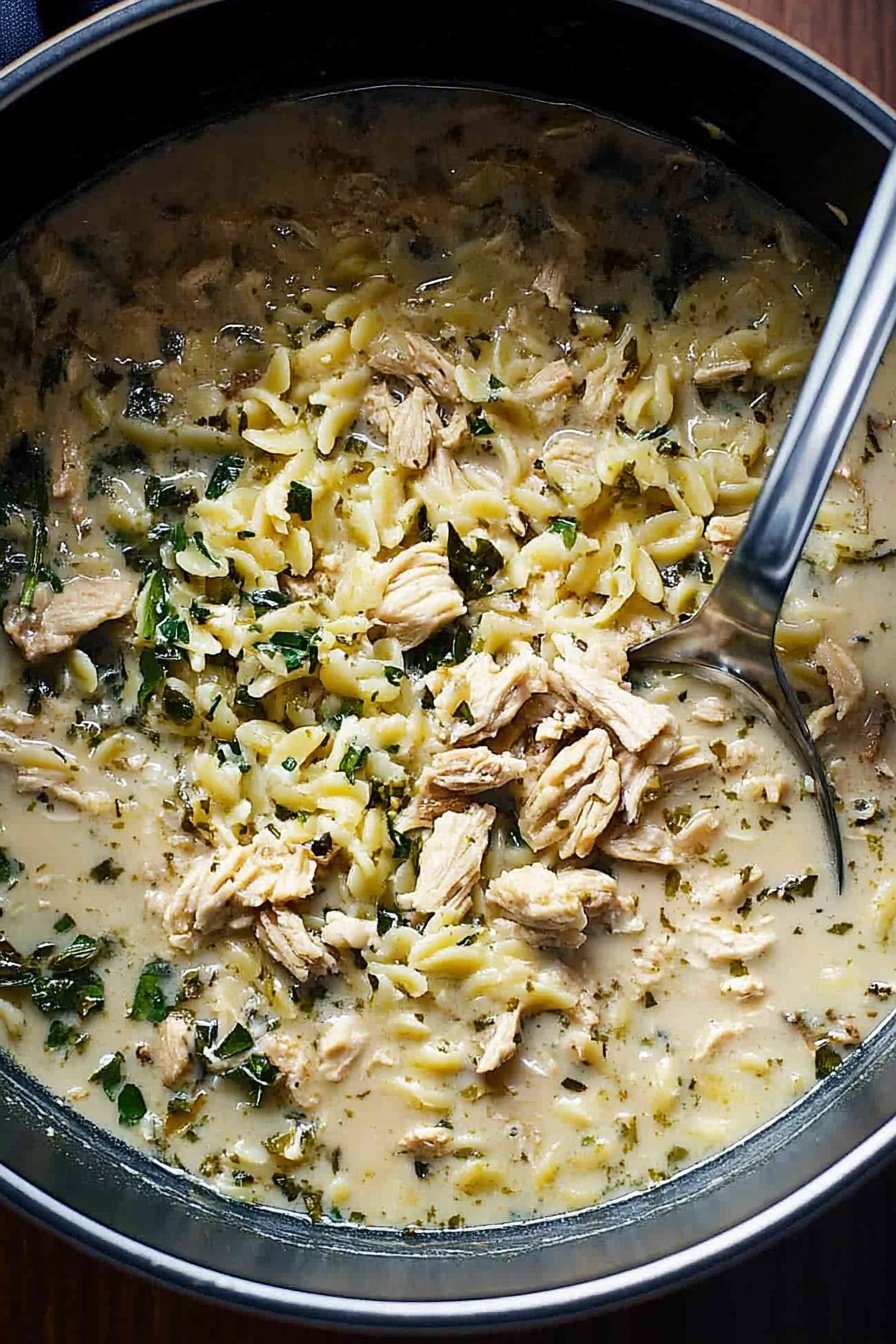 Creamy Chicken Pasta Soup