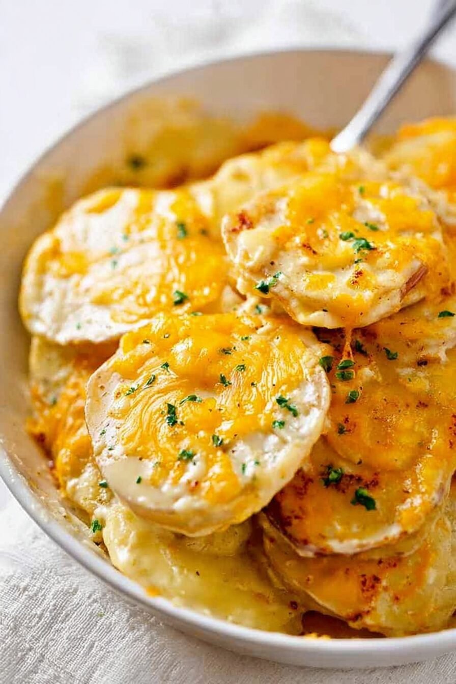 Creamy Crockpot Scalloped Potatoes Recipe